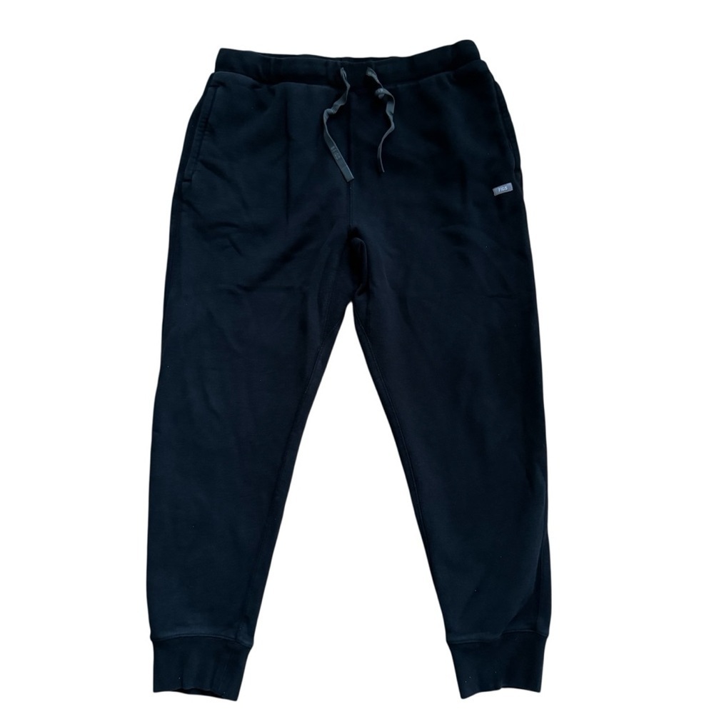 Figs Black Joggers Sweatpants Uniform Scrub Medical L